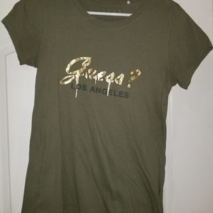 Guess Green Shirt